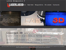 Tablet Screenshot of laserlab3d.com